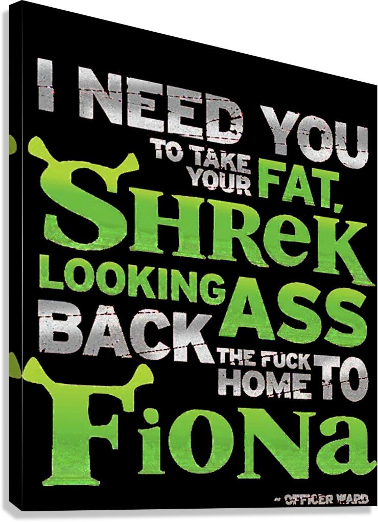 Shrek 34 Canvas Print