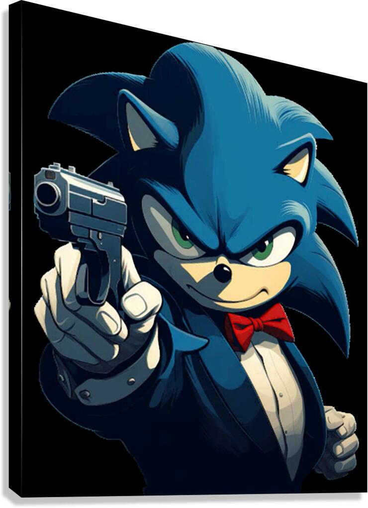 Sonic 10 Canvas Print
