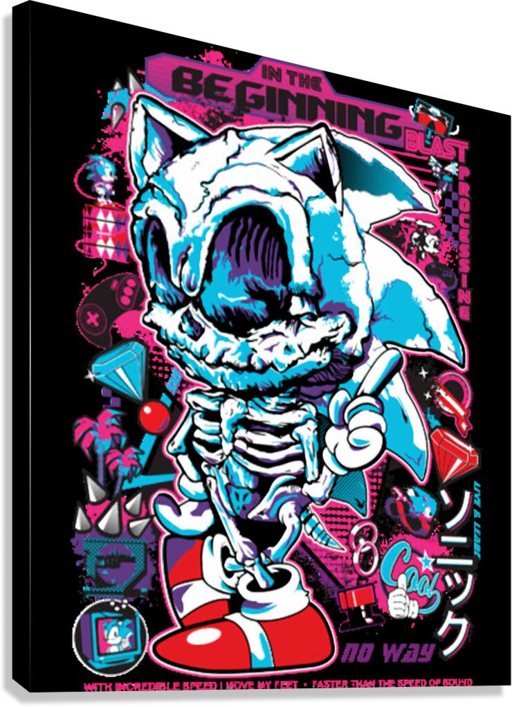 Sonic 45 Canvas Print