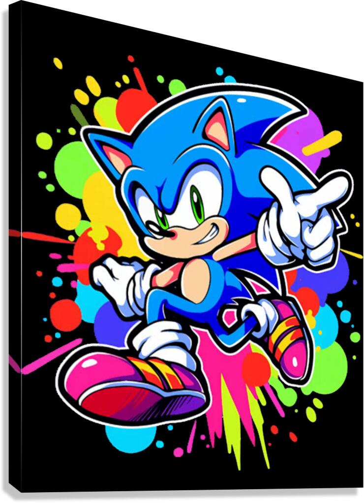 Sonic 9 Canvas Print