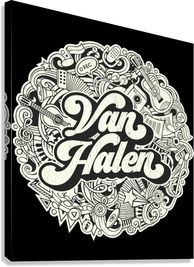 Van Halen 10 Canvas Print