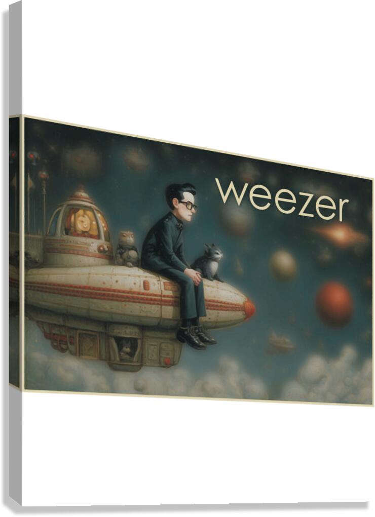 Weezer 21 Canvas Print
