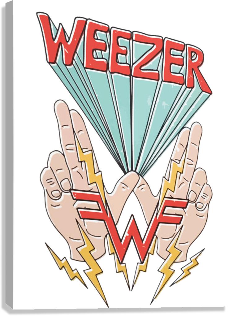 Weezer 9 Canvas Print