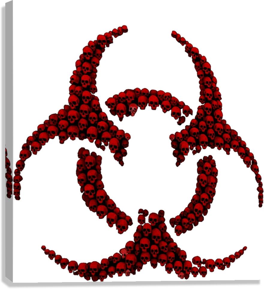 BIOHAZARD 12 Canvas Print