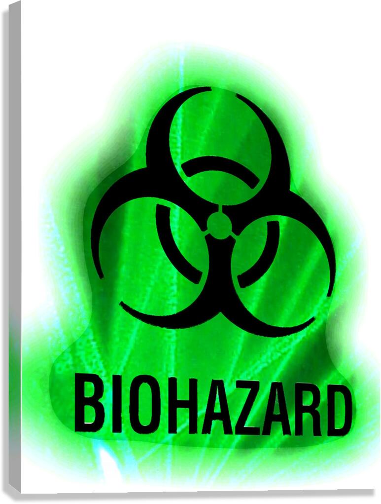 BIOHAZARD 16 Canvas Print