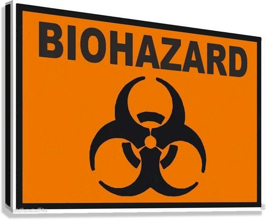 BIOHAZARD 43 Canvas Print