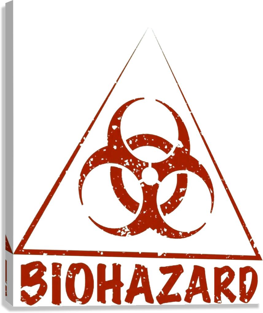 BIOHAZARD 61 Canvas Print
