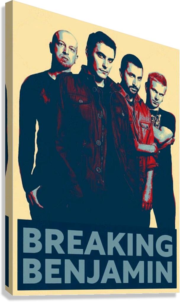 Breaking Benjamin 4 Canvas Print