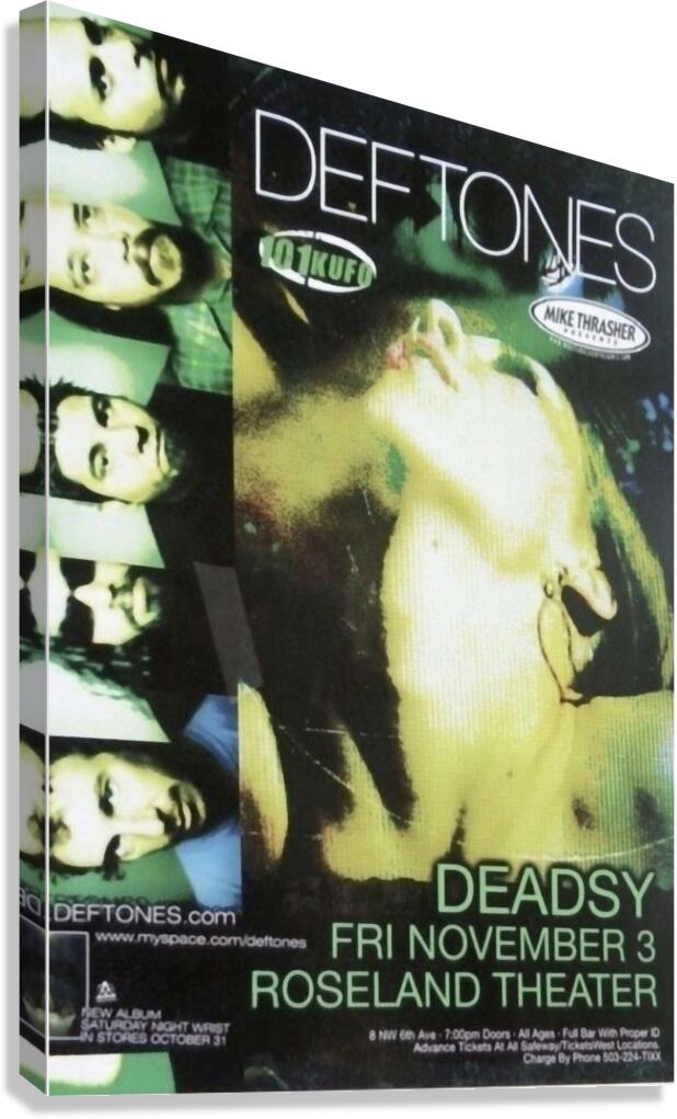 Deftones 1 Canvas Print