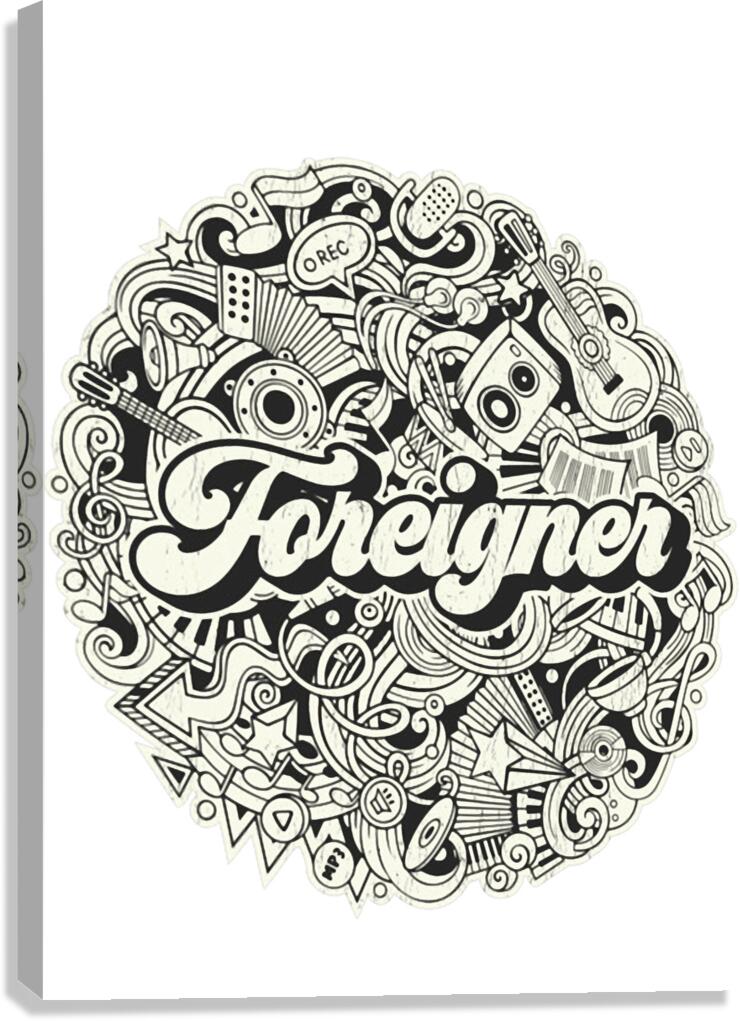 Foreigner 40 Canvas Print
