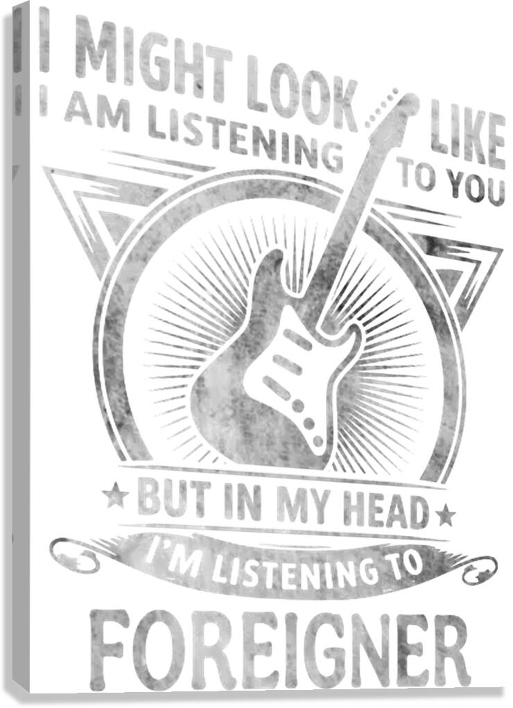 Foreigner 64 Canvas Print