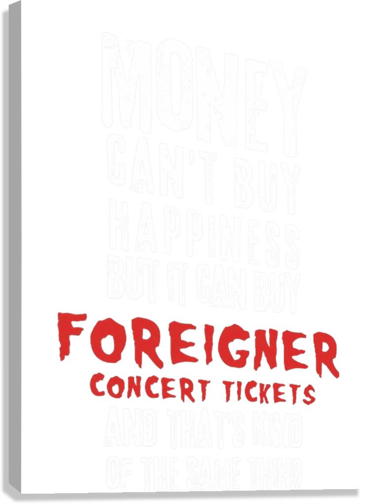 Foreigner 65 Canvas Print