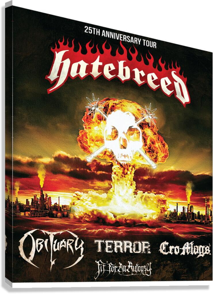 Hatebreed 8 Canvas Print