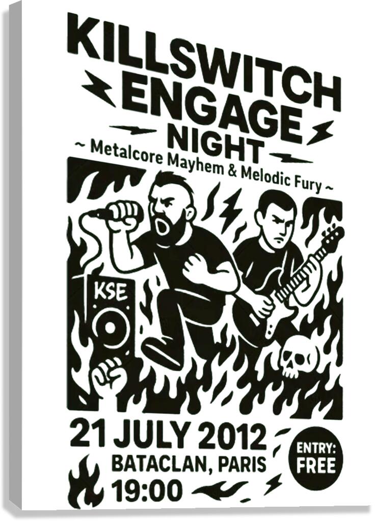 Killswitch Engage 43 Canvas Print