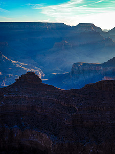 Dawns Embrace: Mather Points Canyon Vista