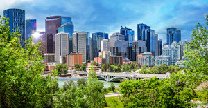 Reflections of a Changing City: Calgary Skyline in Ultra High Resolution
