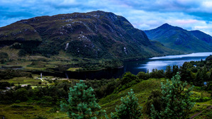 Highland Majesty: Loch Shiel and the Bonnie Prince Charlie Monument in Dramatic Scottish Photography