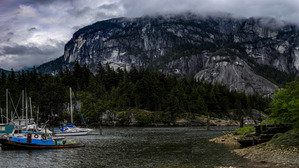 Shrouded in Mist: Capturing the Majestic Stawamus Chief in Squamish
