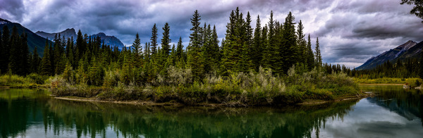 Capturing the Magic: An Ultra High-Resolution Photograph of Deadmans Flats in Canmore Alberta Print