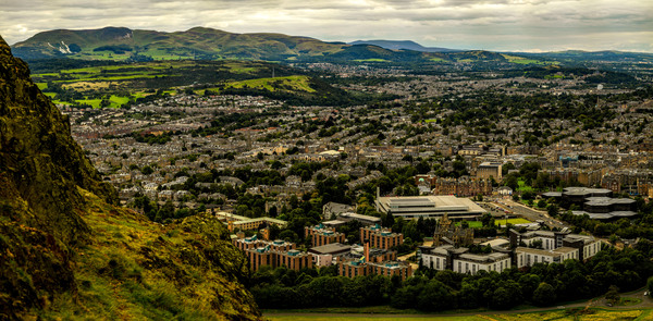 Exploring Edinburgh: A High Resolution Journey through the Heart of Scotlands Capital Print