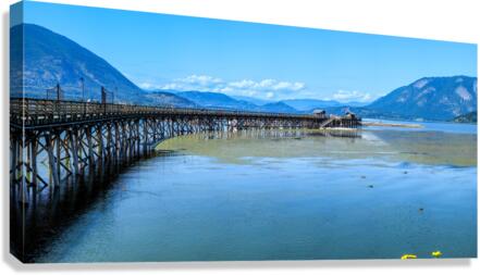 Tranquility at Salmon Arm Pier Canvas Print