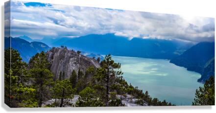 Howe Sound Serenade: Capturing the Beauty of Nature from Stawamus Chief Canvas Print
