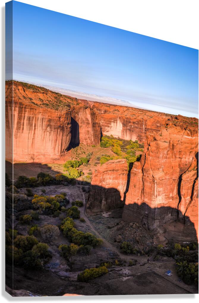 Autumns Embrace: A Morning Reverie at Canyon de Chelly Canvas Print
