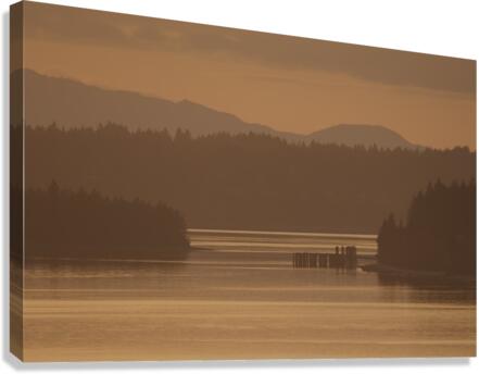 Chambers Bay Sunset Canvas Print