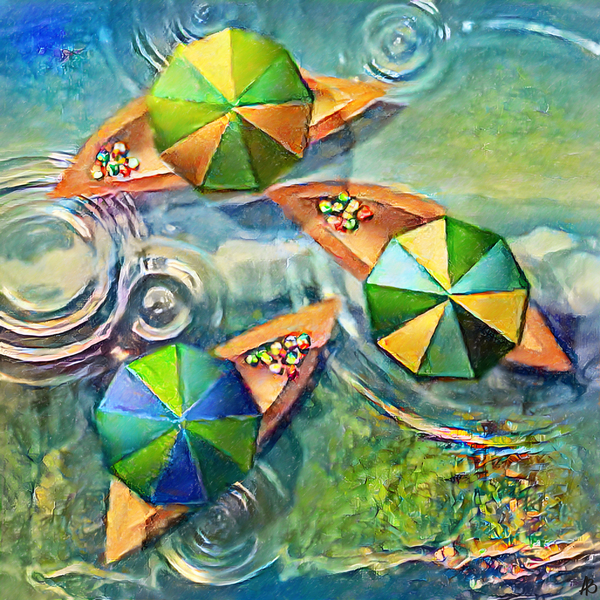 Floating Market Remembered by Angela Bull