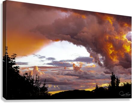 Ciel orageux  Canvas Print