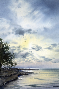 Tree on the shore