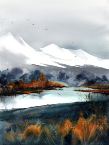 Fall mountain river 2