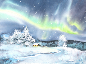 Aurora Borealis Winter