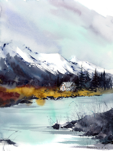 Mountain lake house 2
