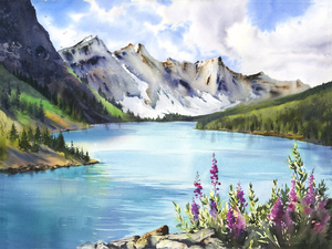 Turquoise lake 1