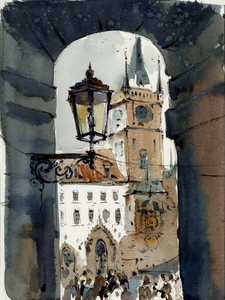 Lamp in Prague