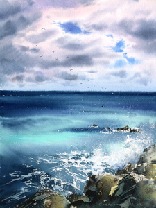 Waves and rocks