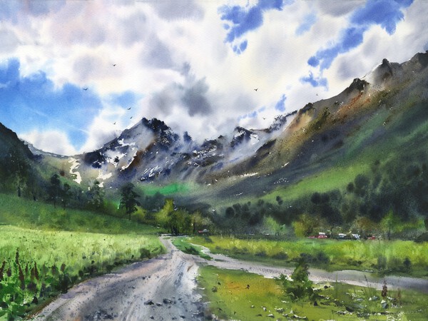 Mount Arkhyz 4 Print