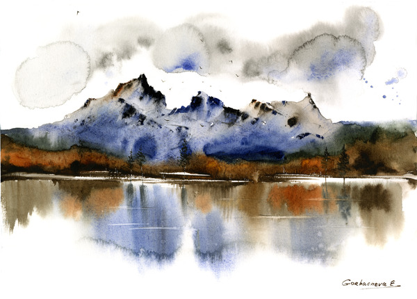 Mountains 2 Print