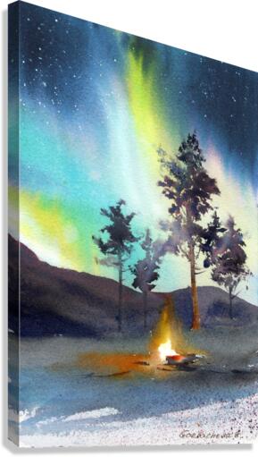 Bonfire Canvas Print