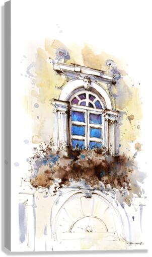 Old window  Canvas Print