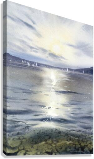 Solar path Canvas Print