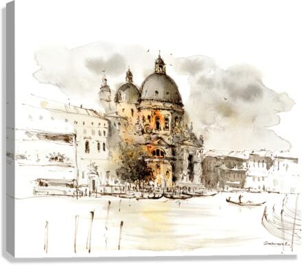 Santa Maria della Salute Venice Italy  Canvas Print