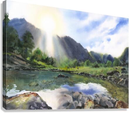 Mount Arkhyz 2  Canvas Print