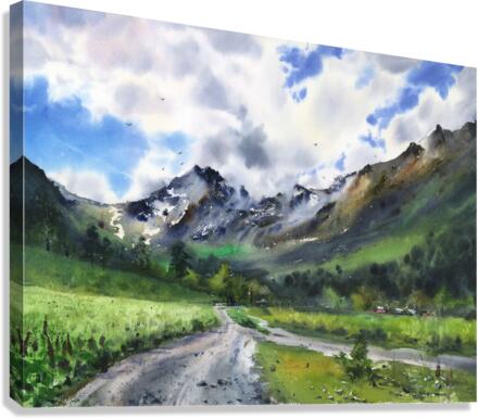 Mount Arkhyz 4 Canvas Print