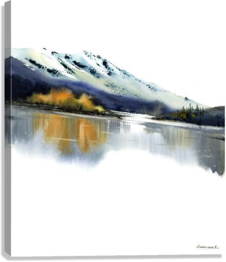 Autumn Mountain Square  Canvas Print