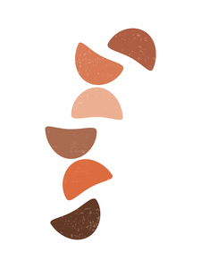 Half Moon Stack - Minimal Abstract