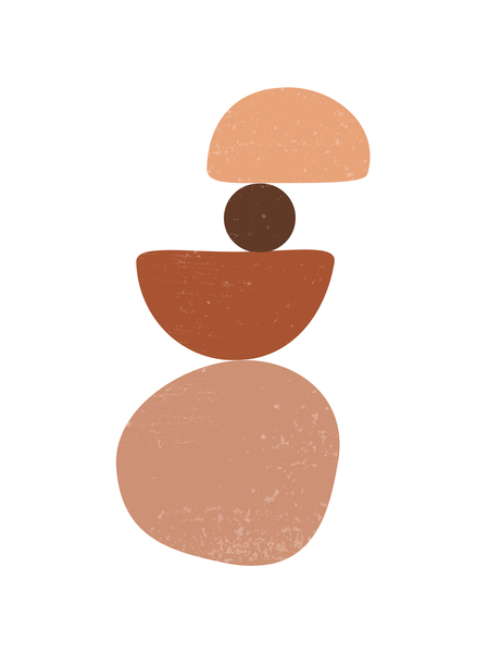 Subtle Balance 02 - Contemporary  Minimal Abstract by Studio Grafiikka
