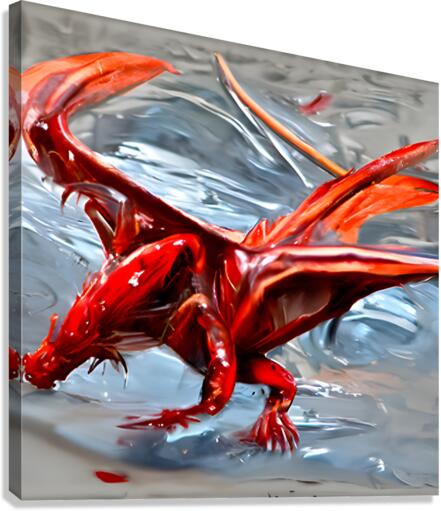 reddrgon2 Canvas Print