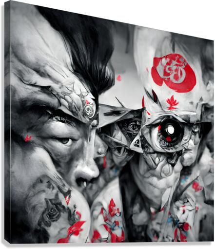 Two brothers Canvas Print